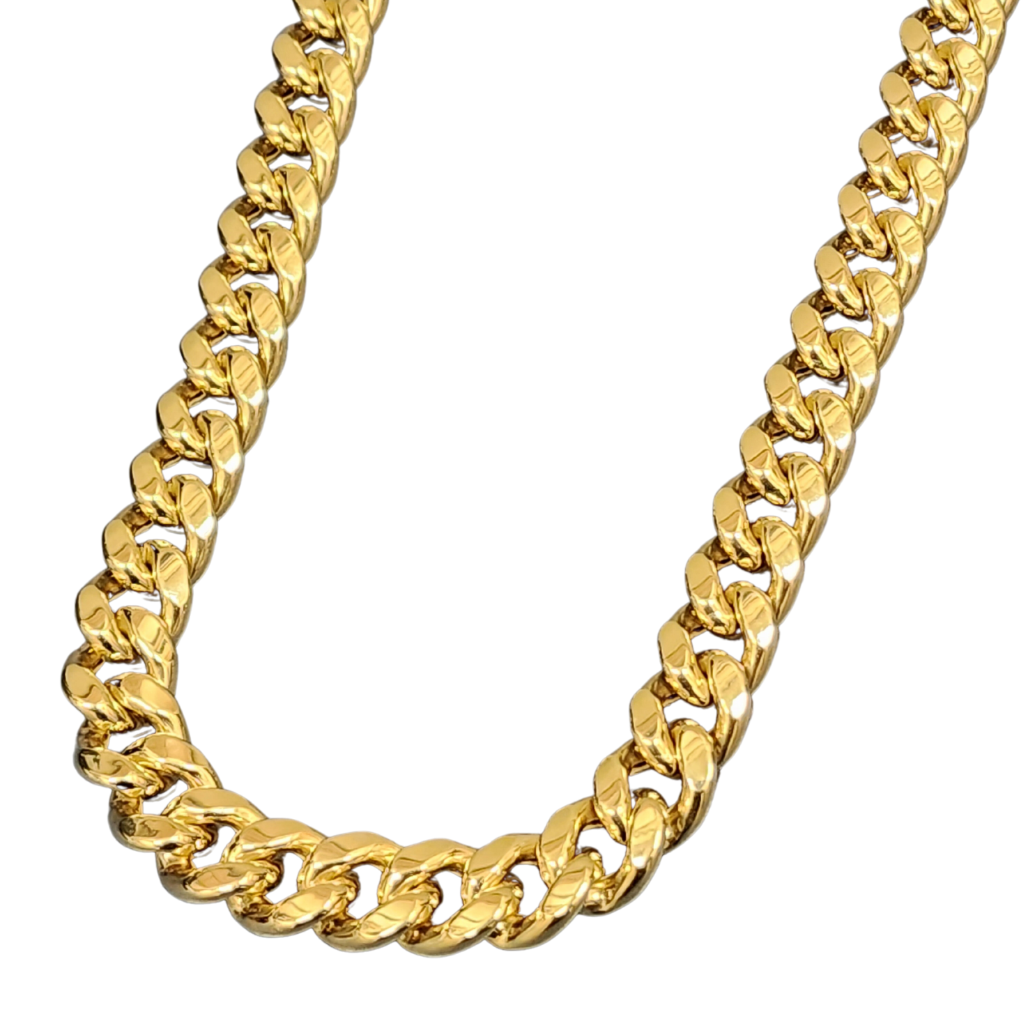 Solid Handmade Gold Miami Cuban Link Chain 11mm | Lirys Jewelry Yellow / 18kt Gold / 30