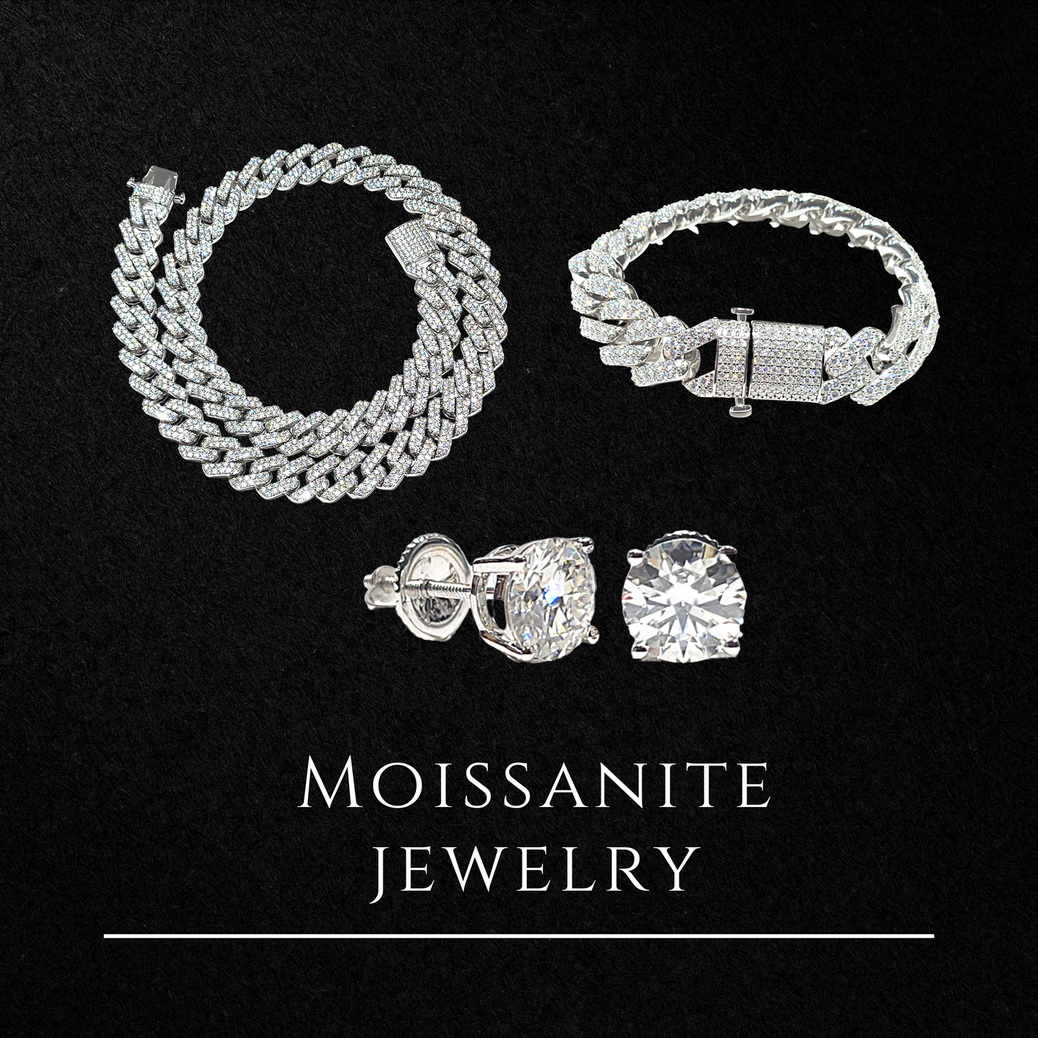 Moissanite jewelry