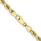 Gold Chain - Mens Solid Rope Chain 14K Gold