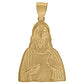 10kt Yellow Gold Polished Jesus Religious Charm Pendant