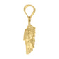 10kt Yellow Gold Mens Medusa Egyptian Fashion Charm Pendant