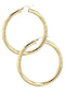 10K Gold Diamond Cut Hoop Earrings | Customizable Size