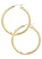 10K Gold Hoop Earrings | Customizable Size