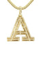 10k Yellow Gold Dimond Pendant Letter "A"