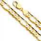 18kt Gold Figaro Chain