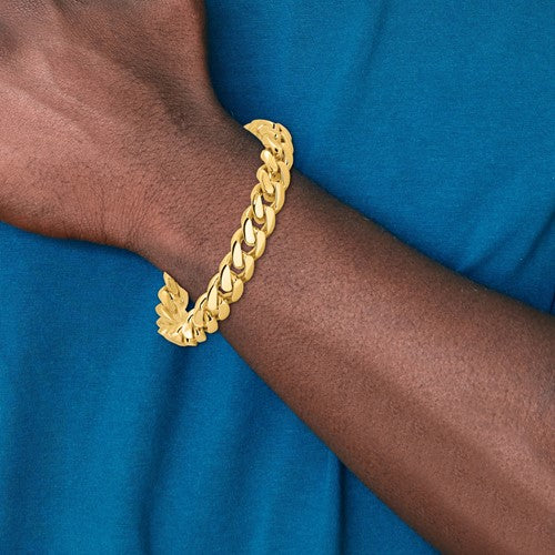 Gold Miami Cuban Link Bracelet