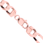 Rose Gold Figaro Silver Chain