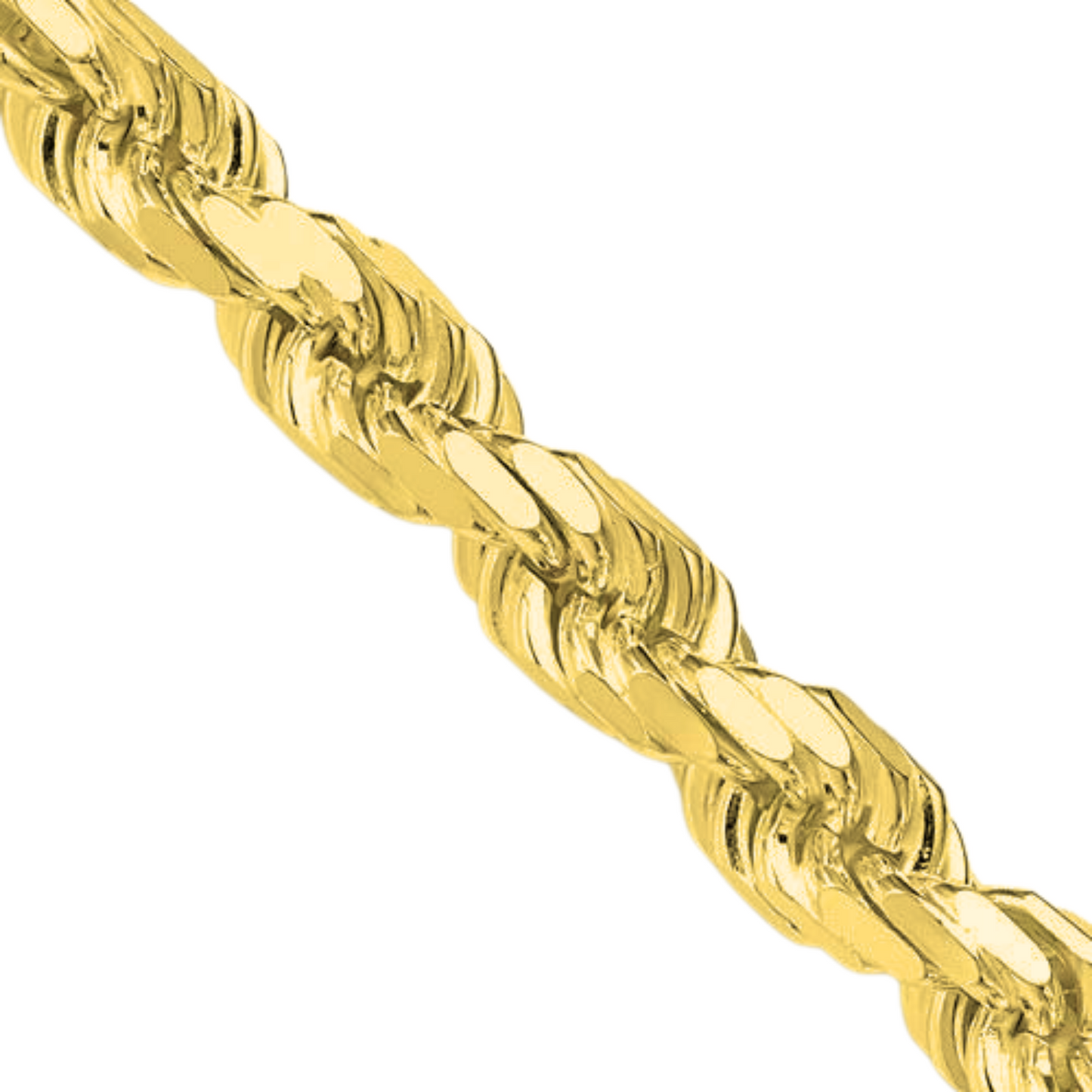 Silver Chain - Mens Gold Chain / Rope Chain