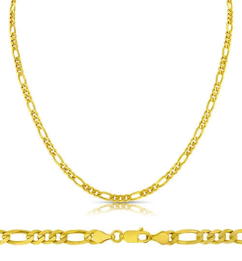 18kt Gold Figaro Chain