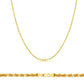 18kt Gold Rope Chain Solid