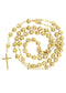 Rosary Yellow Gold Chain 10K