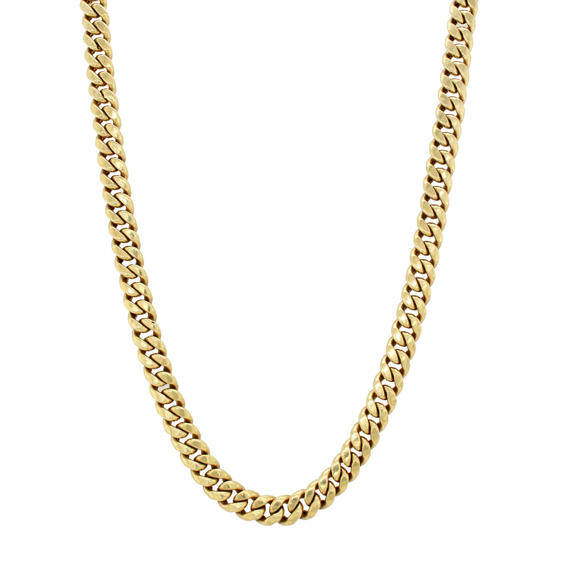 Heavy Solid 10KT Gold Miami Cuban Link Chain Customizable (6MM-13.5MM)