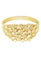 10K Yellow Gold Versace Style Mens Ring. | 6.5 GramsGold Nugget Ring- Mens Ring 10K Gold | 2.1 Grams