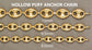 Gold Chain - Mens Hollow Puff Chain 14K Gold