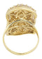 10K Yellow Gold Baguette Diamond Square Ring 1-1/5 CT-TW