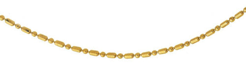 18kt Gold Bead Chain